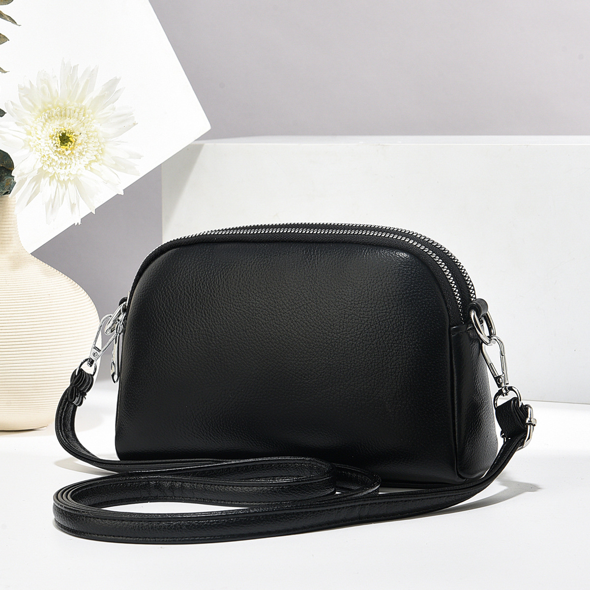 Bolsas de moda de color sólido impresión de letras bolsas de hombro bolsas simples versátiles