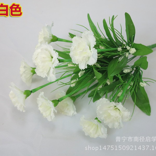 Suministro directo de fábrica día la madre simulación 10 clavel ramo juanhua eterna flor estrellada espuma