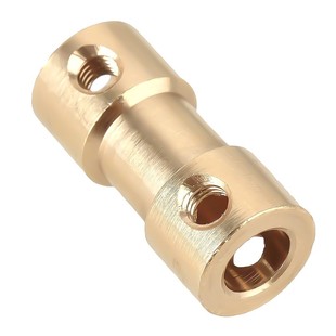 Source Factory Brass Coupling Copper Coupling Transmission Parts Motor Ship Model Car Model Motor Rigid High Torque