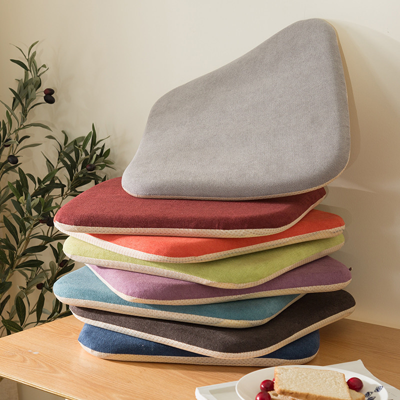 Memory Foam Sponge Cushion Office Classroom Sedentary Chair Cushion Dining Chair Cushion Car Four-Season Anti-Slip Seat Cushion Winter