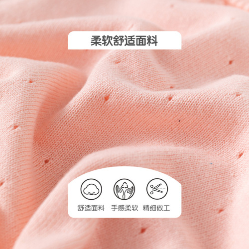 Baby Girl Cotton Knit Cardigan, Spring and Summer Lace Baby Cardigan, Thin A-Grade Baby Air Conditioning Shirt with Small Flowers