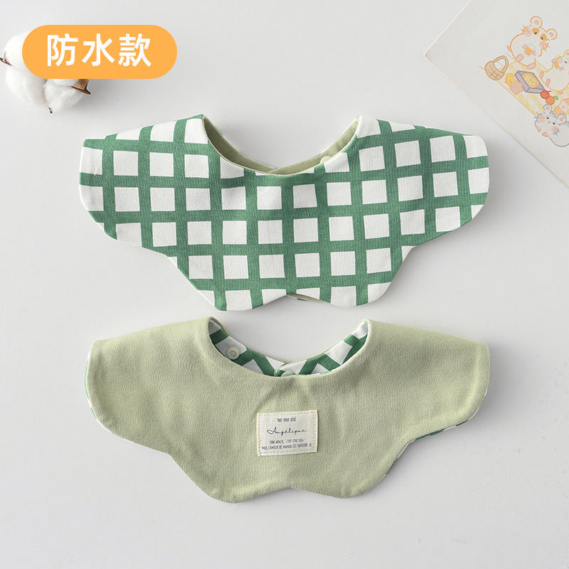 [방수면양면] 그린체크무늬 + 빈그린