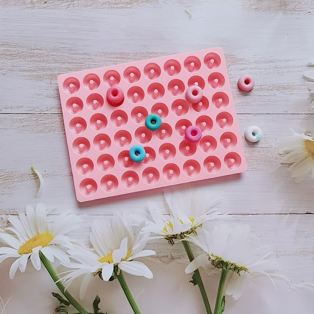 48 Donuts 160 chocolate galletas molde de silicona molde de postre molde de hielo horneado pastel de arroz