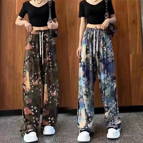2024 Spring and Summer New Versatile Casual Pants Yamamoto Pants Slimming, Loose, Casual Home Personality Hot Girls