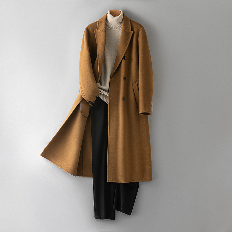 High-End 100% Pure Wool Men's Woolen Coat, Custom-Sized for Business Casual Wear, Factory Direct Customization High-End 100% Pure Wool Men's Woolen Coat, Custom-Sized for Business Casual Wear, Factory Direct Customization