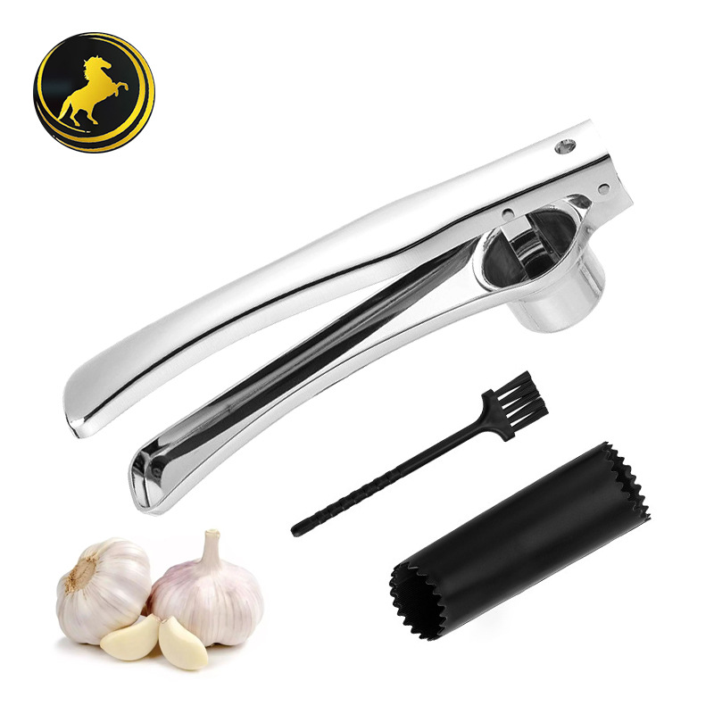 Stainless Steel Garlic Press Manual Garlic Masher Multifunctional Large Garlic Press Kitchen Household Minced Garlic Wholesale