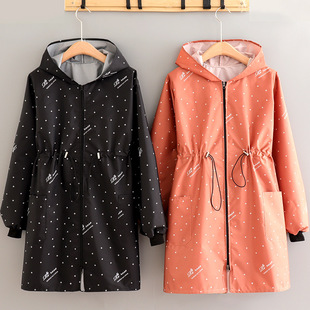Waterproof work Coverall Long sleeve work Oil-proof dining kitchen cooking outer wear zipper apron Korean style western style