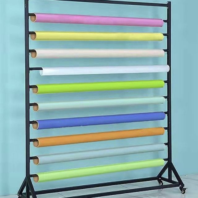 可移动车衣改色膜防爆膜车膜纺织面料布匹桌布布料样品展架太阳膜