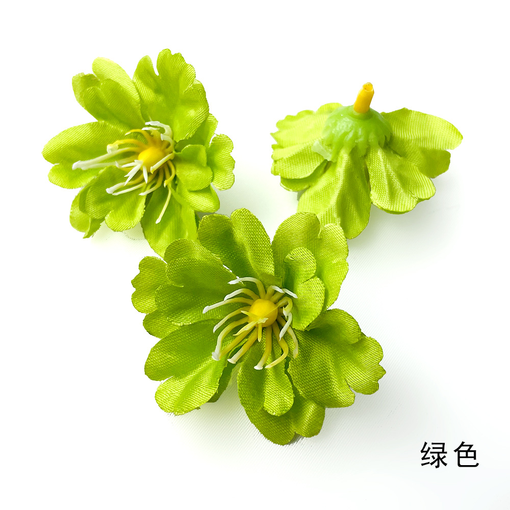 Simulación de flores de orquídeas de campana DIY pinzas guirlandas material de tocado decoración de vestido chino diseño de pared de flores de boda orquídeas frescas