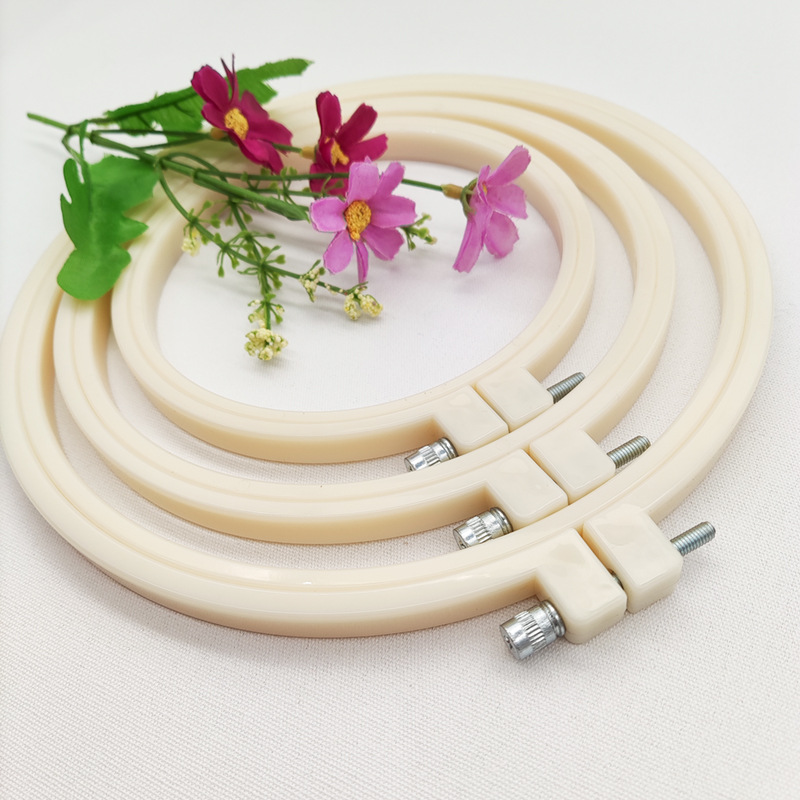 廠家直銷 ABS塑料框電腦繡花機配件 十字繡框繡繃繡花架花繡圈棚