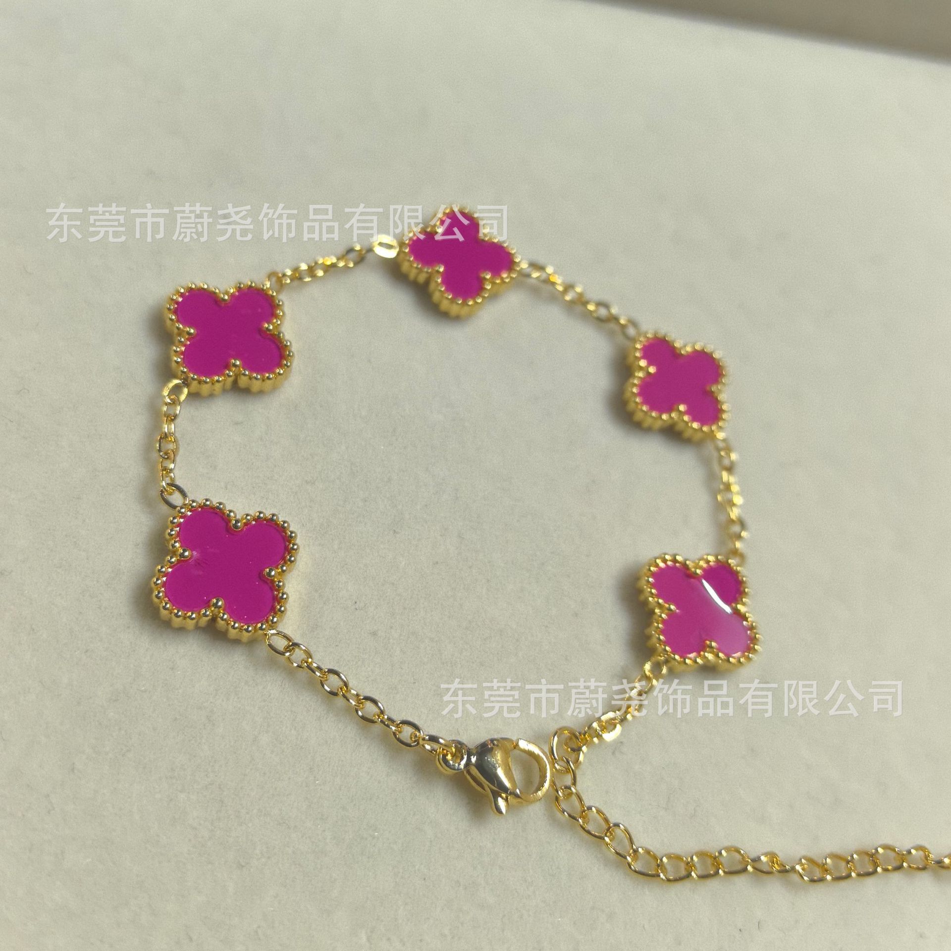 13mm 양면 - 로즈 레드