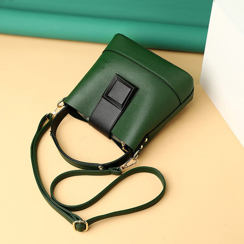 Bag Spring Versatile Bucket Bag Fashion Trend Single Shoulder Hand-held Bag Stylish Large Capacity Crossbody Women's Bag
