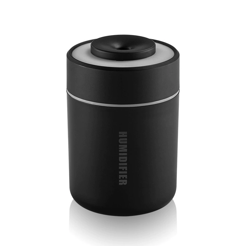 Mini Humidifier 300 ml, USB/Battery Aromatherapy Diffuser for Car & Home, Colorful LED