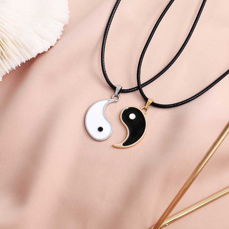 new wax rope stainless steel chain necklace pendant jewelry wholesale