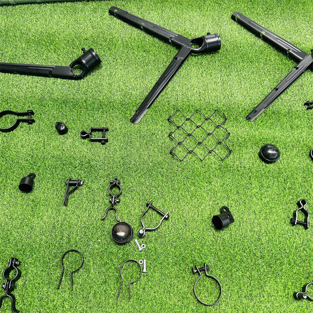 Anping fabricante galvanizado en caliente o soporte de brazo único para instalación de cuerda de púas rociada