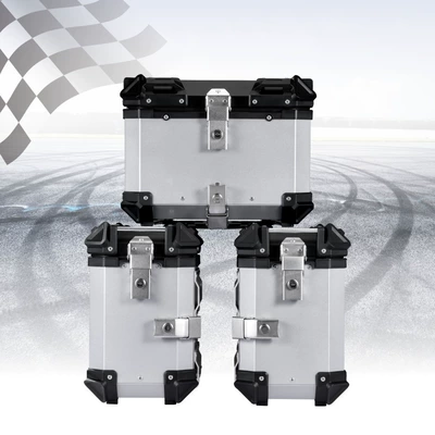 Universal Aluminum Alloy Flat: Motorcycle trunk