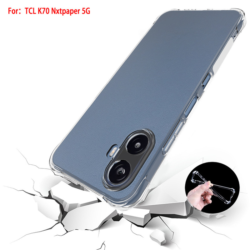Suitable for Tcl K70 Nxtpaper Airbag Phone Case K70 Power Transparent Anti-Fall Cover Tpu Protective Case Suitable for Tcl K70 Nxtpaper Airbag Phone Case K70 Power Transparent Anti-Fall Cover Tpu Protective Case