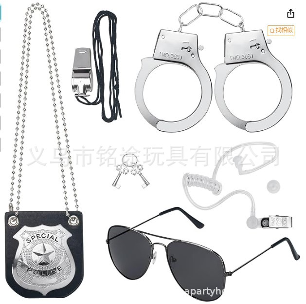 Fiesta festiva cosplay policía esposado vestido de actuación cosplay caña de humo marinero azafata azafata