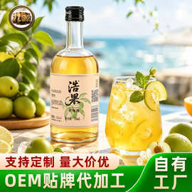 浩果330ml12度青梅酒酒水饮料果酒代工定制OEM青梅酒鲜果原浆