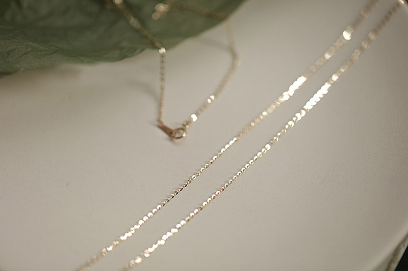 All Seasons Season 1 Piece 925 Sterling Silver Solid Color 925 Sterling Silver Cable Chain Chain Necklace