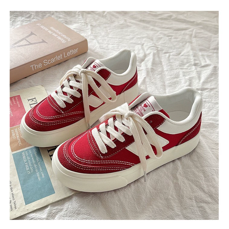 Sneakers, Lightweight Summer Fabric Upper, Lace-up Casual Shoes, Sizes 35–40