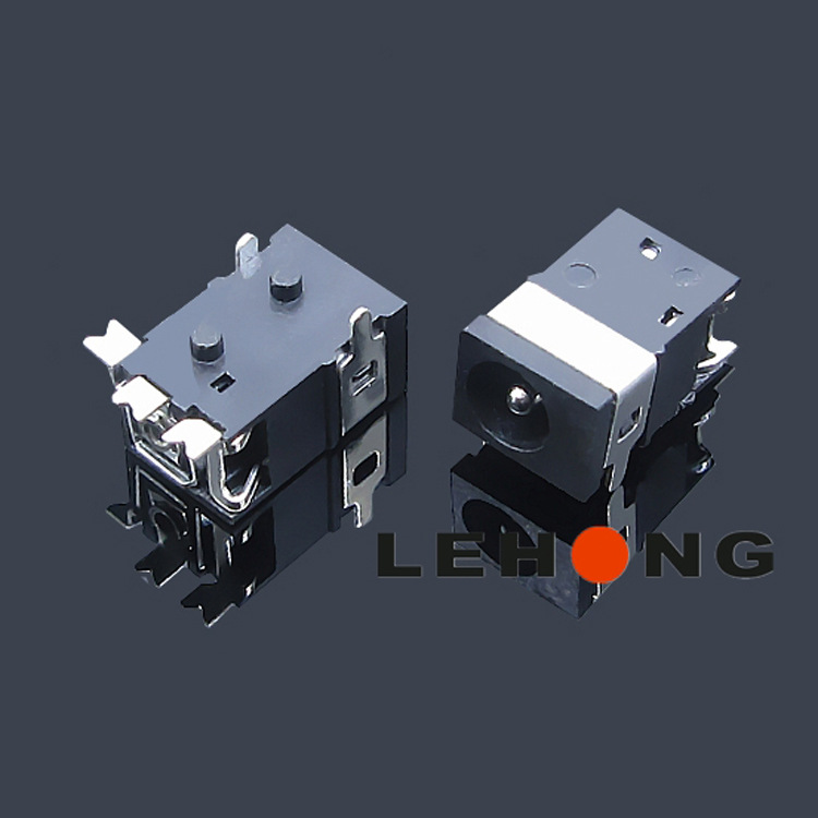 DC-045B-5P盖脚1.0插件贴片式/耐高温环保/DC电源插座/直流DC插座