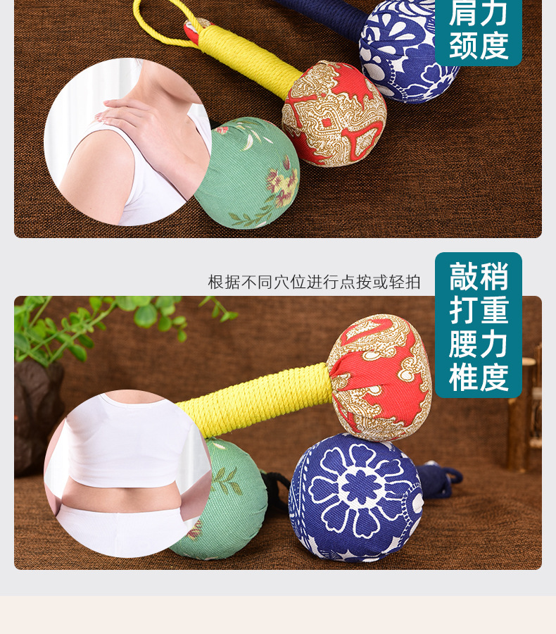 Handheld Moxa Massage Hammer Meridian Tapping Tool with Nanyang Mugwort Gift Box Set specifications