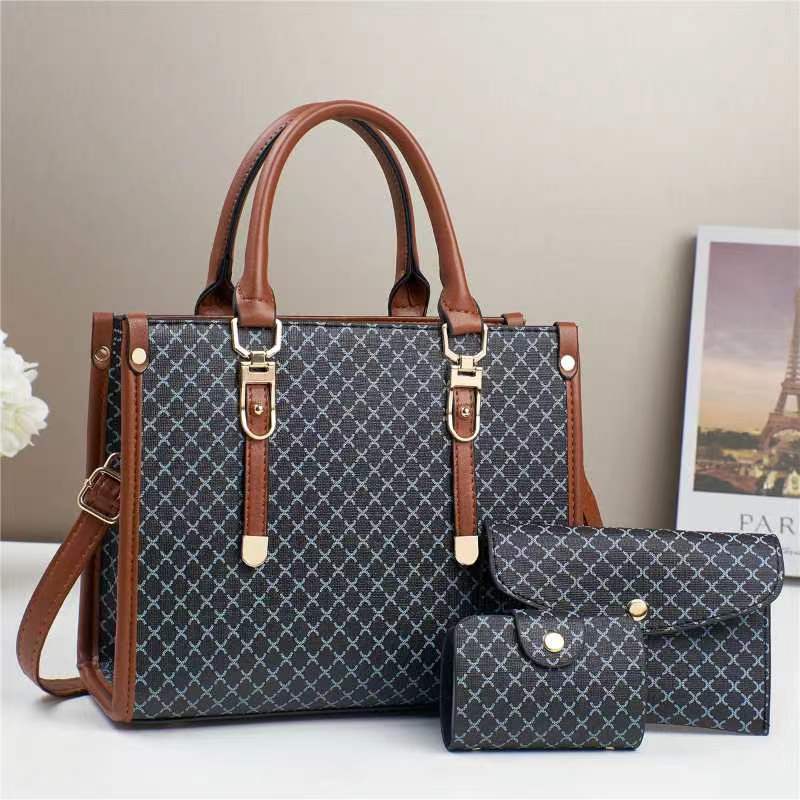 New Style Printed Bag Elegant Fashionable Shoulder Crossbody Bag Cross-border All-match Large Capacity Bucket Bag Simple and Lightweight