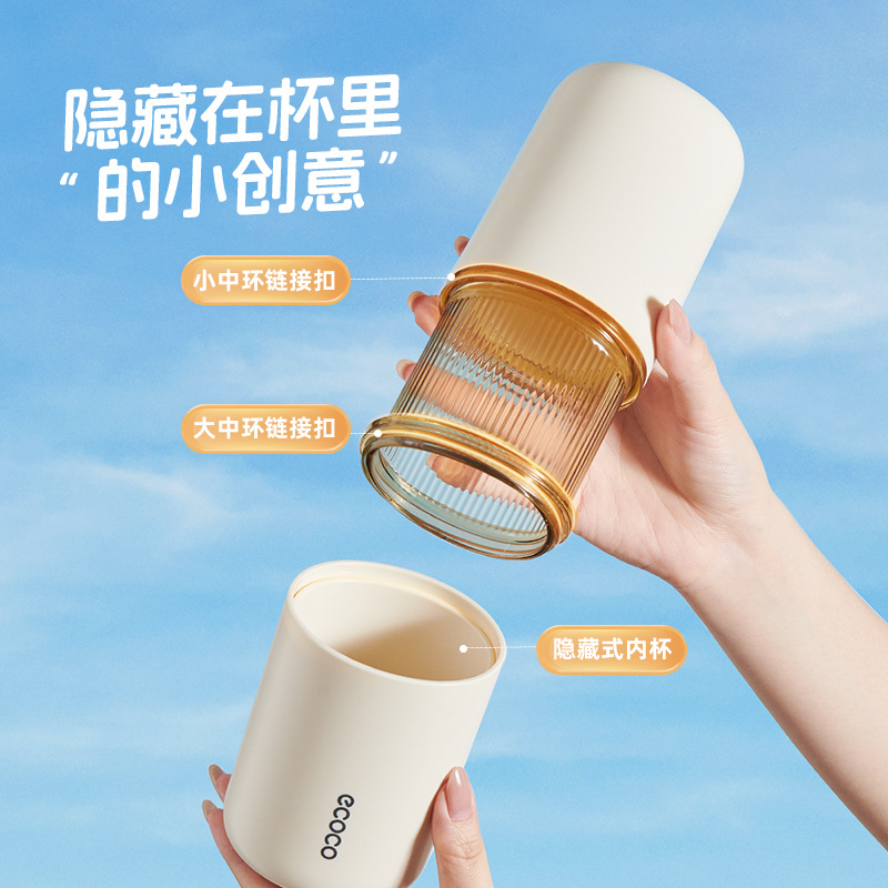 Taza de enjuague bucal de viaje, taza de enjuague de viaje de negocios, cepillo de dientes portátil 3 en 1, pasta de dientes de almacenamiento para viajar, taza de cepillo de dientes