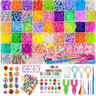 Rubber Band Bracelet Kit for Boys and Girls Multiple Jewelry Making Supplies Friendship Bracelet Making Set