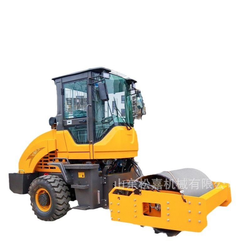 Pavimento césped tipo conducción compactor 2 toneladas estadio rodillo de pavimentación de asfalto rodillo de acero doble rodillo