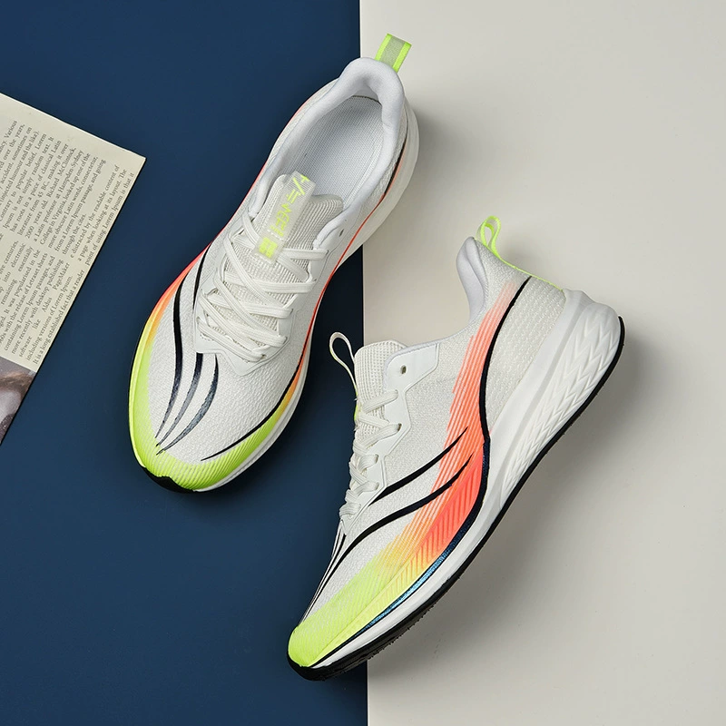 Sports shoes, summer breathable shock-absorbing footwear, for running
