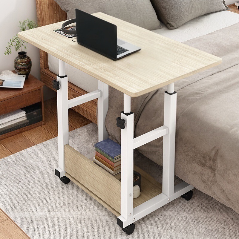 Bedside Table Movable Dormitory Small Table Simple Computer Desk Bedroom Desk Home Student Lazy Lifting Table Bedside Table Movable Dormitory Small Table Simple Computer Desk Bedroom Desk Home Student Lazy Lifting Table