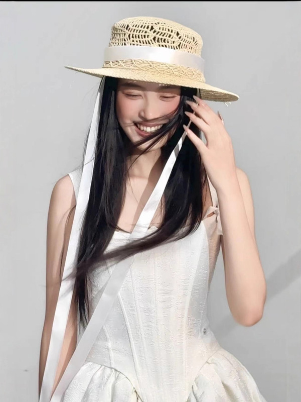 徐如蓝 包上恩同款小众25ss新款 鱼骨收腰千金感显瘦小个子花苞裙|undefined