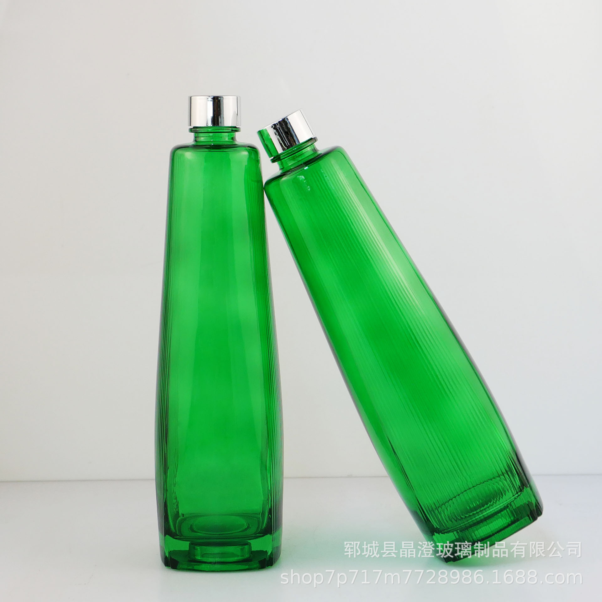 新款长方形玻璃酒瓶空酒瓶700ml锥形酒瓶空瓶家居酒柜装饰品摆件