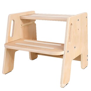 Ready-Made Children's Stool Climbing Learning Tower Household Washing Foot Stool Kitchen Standing Bathroom Solid Wood Toilet Stool