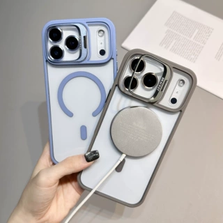 适用苹果18Promax镜头支架磁吸手机壳iPhone17自带镜头膜16防摔壳