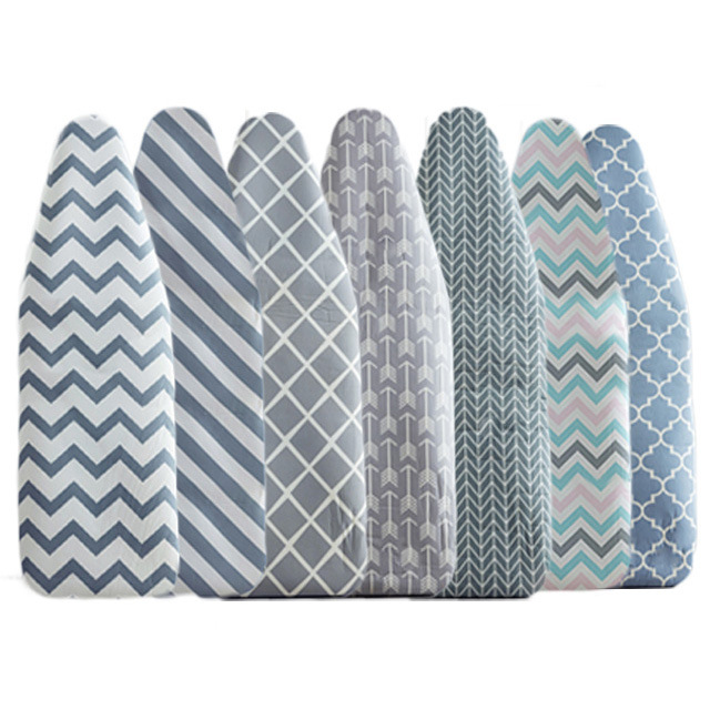 Cubierta de tabla de planchar resistente al calor transfronteriza Impresión de algodón resistente a altas temperaturas cubierta de tabla de planchar gruesa tablero de hierro resistente a altas temperaturas