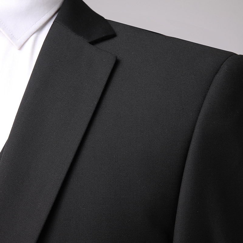 Traje de primavera y otoño para hombres Traje de tres piezas slim fit de estilo coreano para hombres Mejor hombre traje casual de negocios para hombres Ropa formal profesional