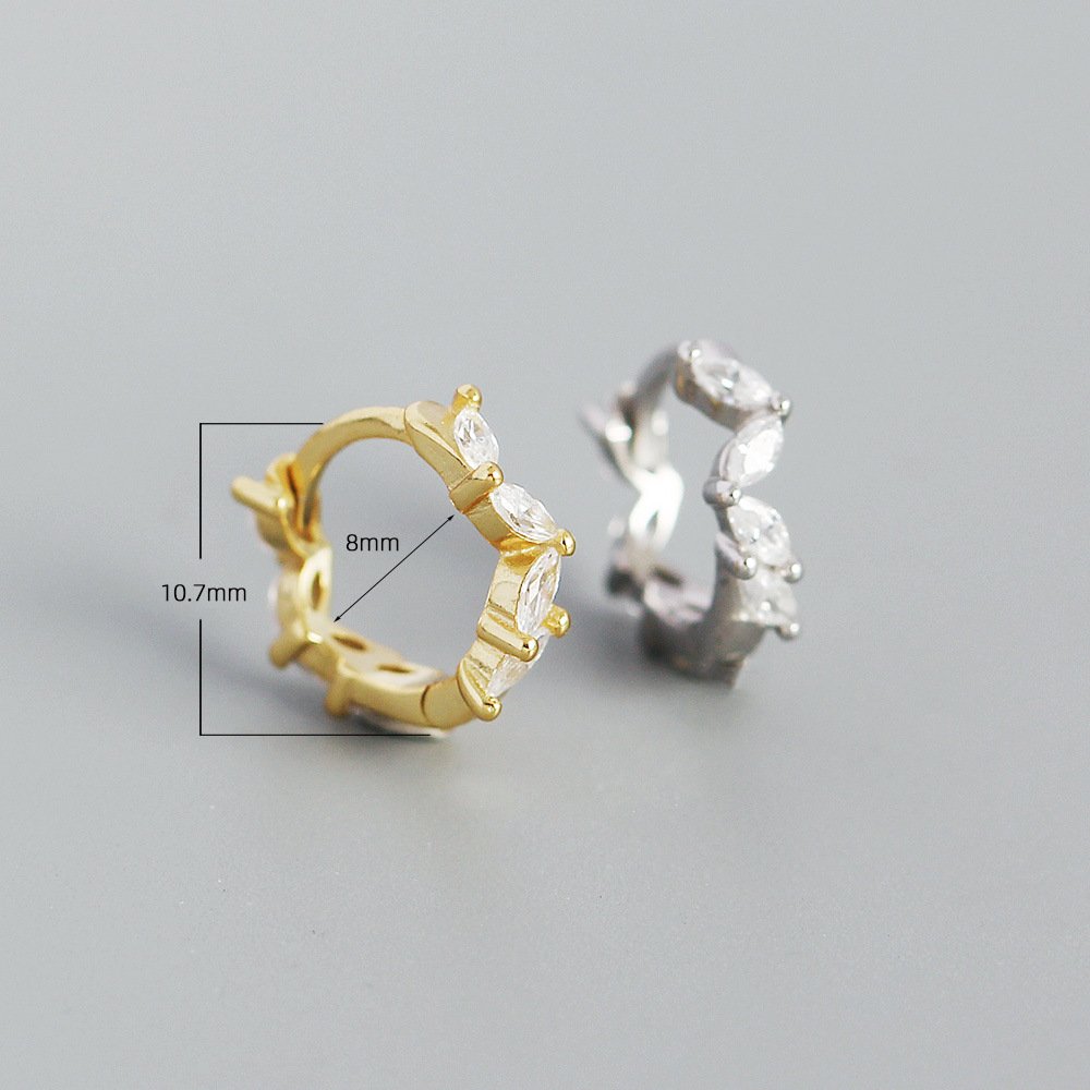 Fashion Geometric Plating Gem Earrings display picture 2