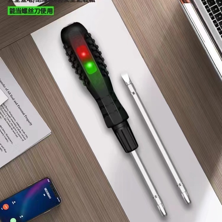 SNJUE multifuncional cable de prueba y desconexión eléctrica pluma eléctrica especial inducción inteligente encendido y apagado pluma eléctrica destornillador de doble cabeza image 4