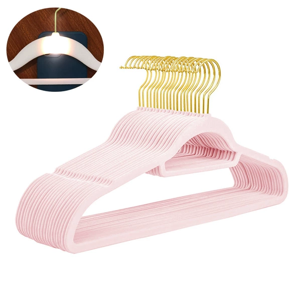 ❆Light pink-upgraded light-transmitting gold hook 42cm