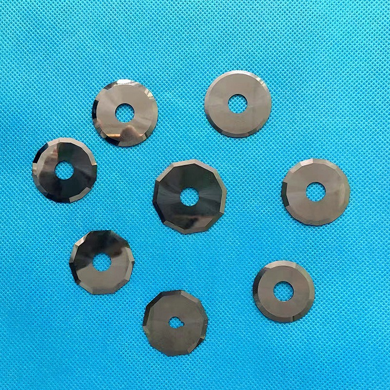 钨钢圆刀硬质合金分切圆刀切管精切机钨钢圆形刀片多边形裁切刀