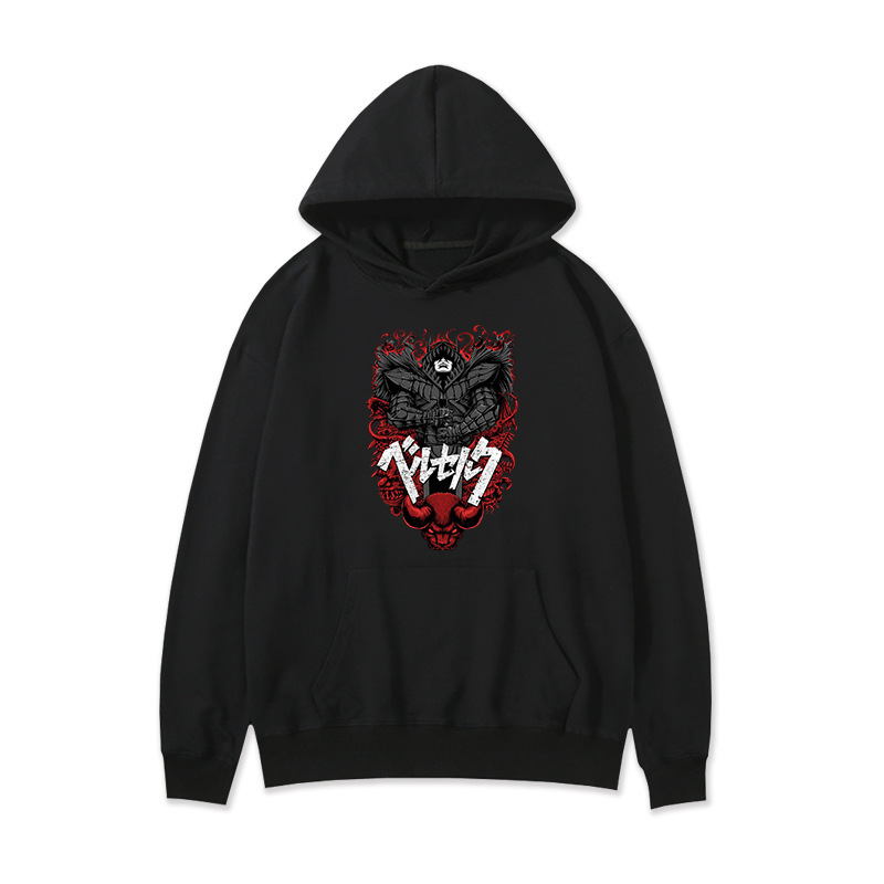 Swordwind Legend Anime Periférico Suéter con capucha Marca Warrior Segunda dimensión Sudadera con capucha suelta casual europea y americana