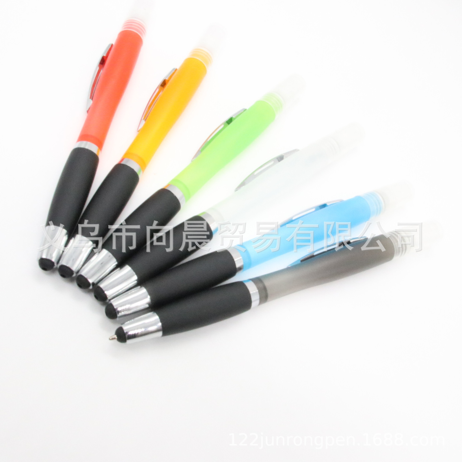 Stylus pluma de pulverización de gran capacidad 5ml Pantalla táctil del teléfono móvil perfume pluma publicidad pluma promocional