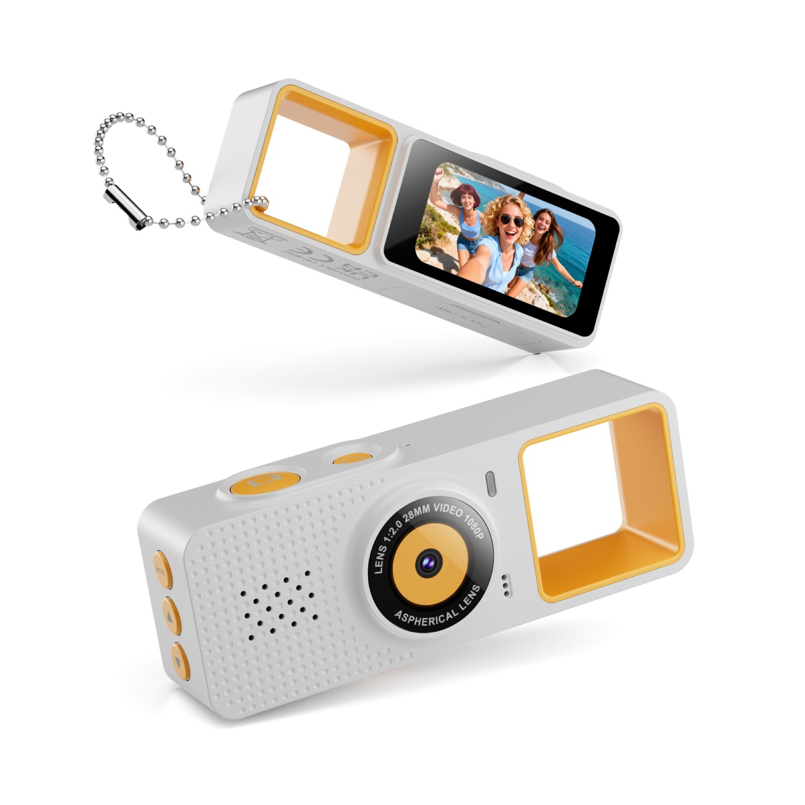 Mini Cámara de Pulgar Deportiva para Niños G22 de ABS con Video y Filtros
