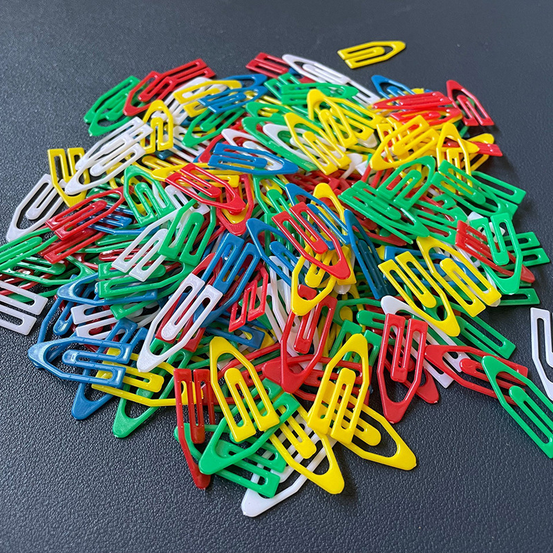 跨境文具船型回形针 韩国创意塑料回形针 彩色箭头回形针 曲别针