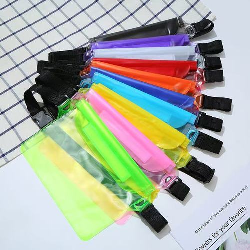 Waterproof Phone Case with Touchscreen Outdoor Floatable Portable Transparent Sealed Storage Bag Swimming Waist Bag Crossbody Bag