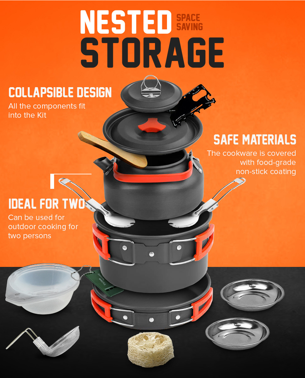 Camping Cookware Set 2