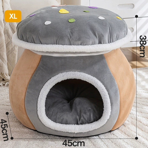 Fun Mushroom Nest [Gray] Size L